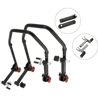 Sefis D20 sklopný moto stojan predný a zadný set - trn / 2v1