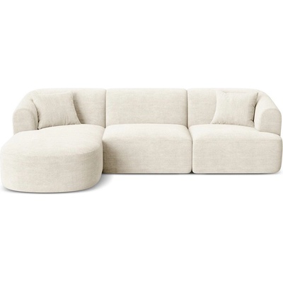 Cosmopolitan Design Бежов ъглов диван от рипсено кадифе (ляв ъгъл) Campi - Cosmopolitan Design (COS_LC_L_266_F1_CAMPI2)