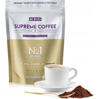 BeKeto Supreme Coffee 100% špeciálna arabica mletá 250 g