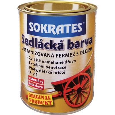 Sokrates Sedliacka farba 0,7 kg 0100 biela