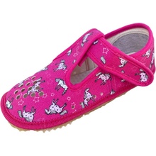 Beda Barefoot bačkory Unicorn perforované BF 060010/W/PF