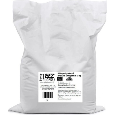 Život bez lepku BIO pohánková krúpa Šmajstrla 5 kg