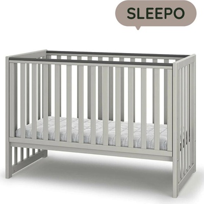 Gekko Kids přístavná postýlka Sleeppo 120 x 60 cm přírodní buk / kašmírová