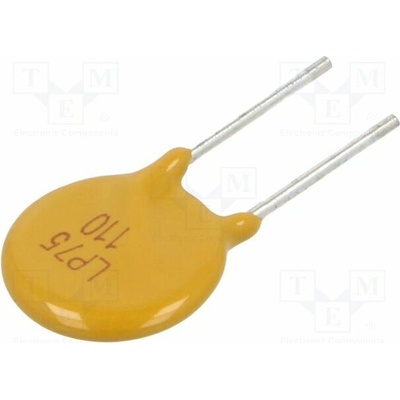 WAYON LP75-110F Pojistka: polymerová PTC; THT; 1,1A; Imax: 40A; Ipřep max: 5,5A