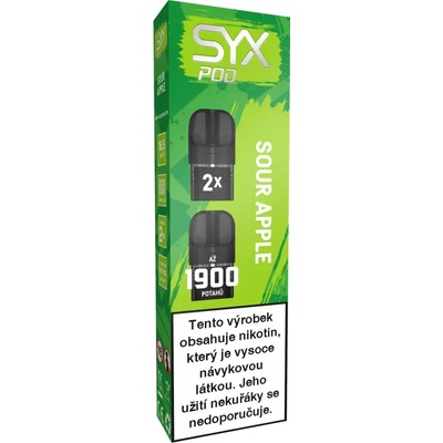 Syx Pod Sour Apple 16,5 mg 2x950 potáhnutí 1 ks – Zboží Dáma