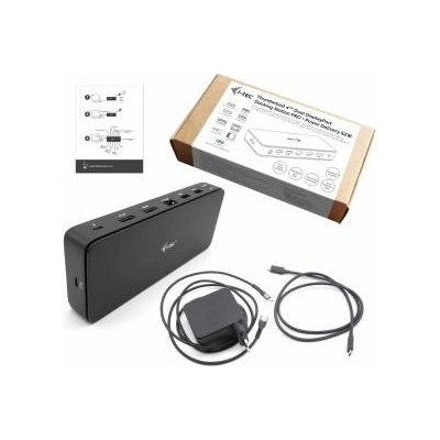 HI-TEC USB извод i-Tec TB4DUALDPDOCKPDPRO Черен aa4aa1