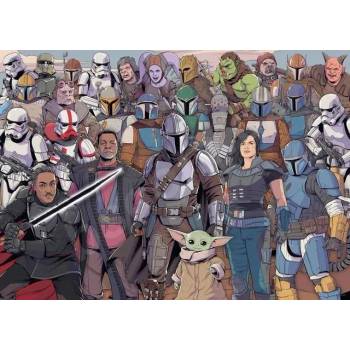 Image 1 of Ravensburger - Puzzle Star Wars Baby Yoda 1000 - 1 000 piese