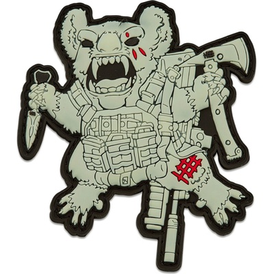 Halfbreed Blades PVC Patch - Drop Bear 2024 GITD Drop Bear Patch