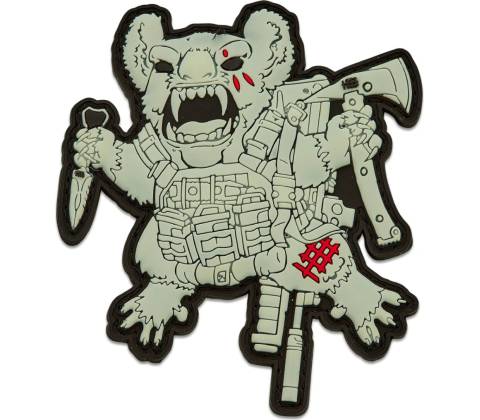 Halfbreed Blades PVC Patch - Drop Bear 2024 GITD Drop Bear Patch