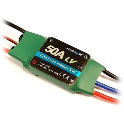 FLYCOLOR Regulátor otáček ESC 50A BEC 5.5V/3A 2-4S