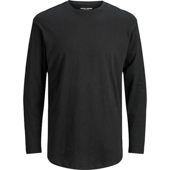 Jack&Jones pánske tričko JJENOA Long Line Fit black relaxed