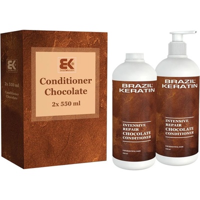Brazil Keratin Chocolate Conditioner 2 x 550 ml dárková sada