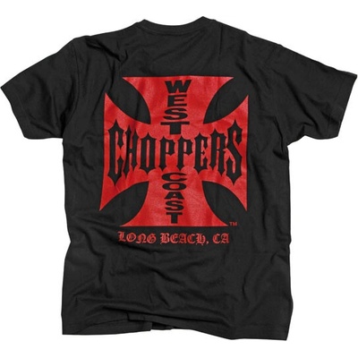 West Coast Choppers motorkářské triko Westcoast Choppers Wcc Og Classic T-Shirt Black/red černá