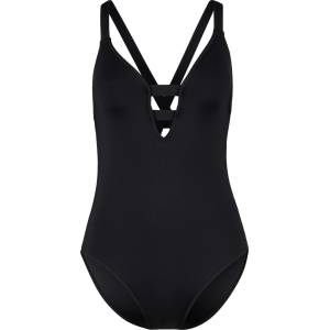 Seafolly Дамски бански костюм Seafolly Women's Collective Deep V One Piece Swimsuit - Black - размер 34 (EU) (150-2102-0111)
