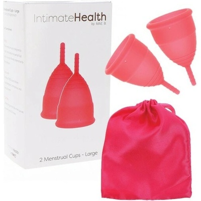 Intimate Health 2 Menstrual Cups Large