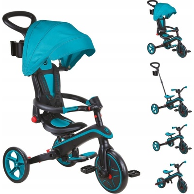 Globber EXPLORER TRIKE FOLDABLE 4in1 modrá