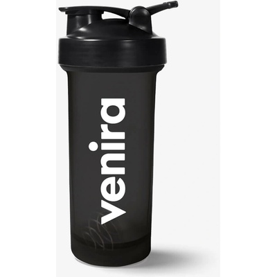 VENIRA shaker PRO s poutkem, černý, 600 ml