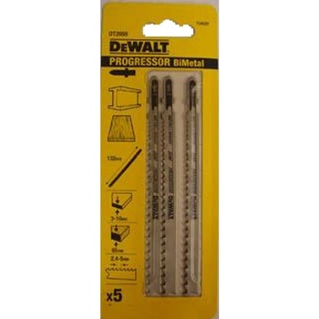 DeWALT DT2059 Progressor na Bi-Metall do dřeva i kovu pro přímočaré pily 5ks