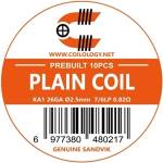 Coilology Plain Coil SANDVIK Kanthal 26GA 2.5mm 7/6LP 0.82ohm 10pcs