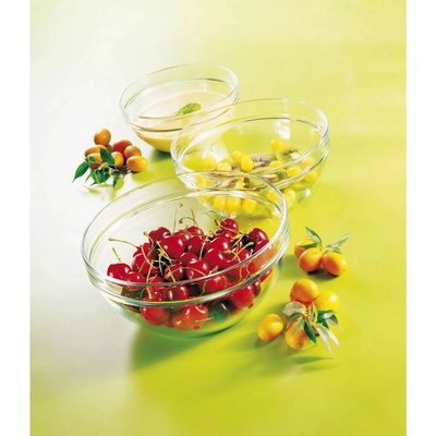 Arcoroc miska na šalát müsli guľatá sťahovateľná sklo Caps 6 ks 14 cm 620 ml