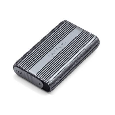 USB4 External M. 2 NVMe SATA SSD Pro Enclosure - USB4 алуминиева външна кутия с USB-C за M. 2 NVMe SATA SSD дискове (тъмносив) (ST-EU4NPM)