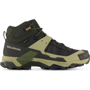 Salomon Мъжки туристически обувки Salomon X Ultra 5 Mid GORE-TEX Walking boots - Peat / Gray Green / Blue Nights - размер 47 1/3 (EU) (019-1251-0422)