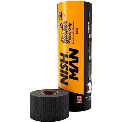 NISHMAN Neck Strip papír na ochranu krku 5 x 100 ks černý