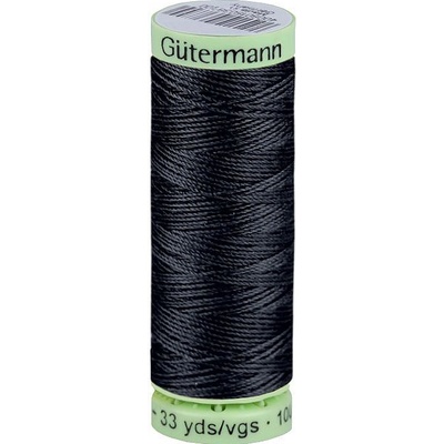 Prima-obchod Polyesterové nitě Gütermann Jeans návin 30 m, barva 665 modrošedá tm.