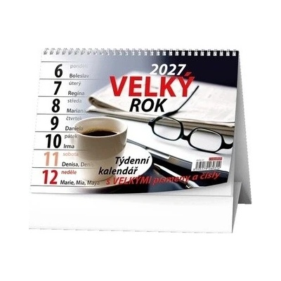 Velký rok stolní Baloušek 2027