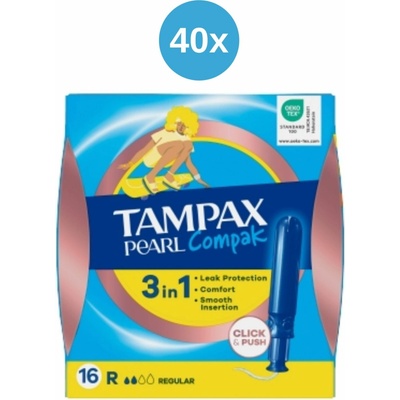Tampax tampóny Pearl Regular 40 x 16 ks