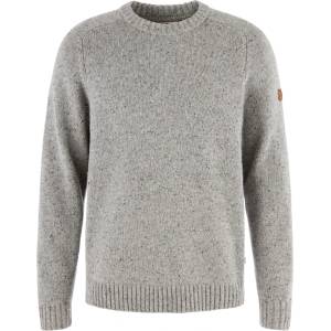 Fjällräven Мъжки вълнен пуловер Fjällräven Övik Neps Knit Sweater Wool jumper - Grey - размер XXL (005-7512-0316)