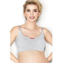 Těhotenské a kojící podprsenky Mitex Easy bra dámská těhotenská podprsenka šedá