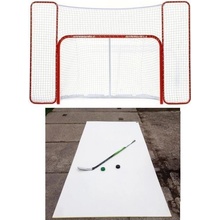 WinnWell hokejová bránka 72" s postrannou sieťou + WinnWell Shooting Pad EXTREME