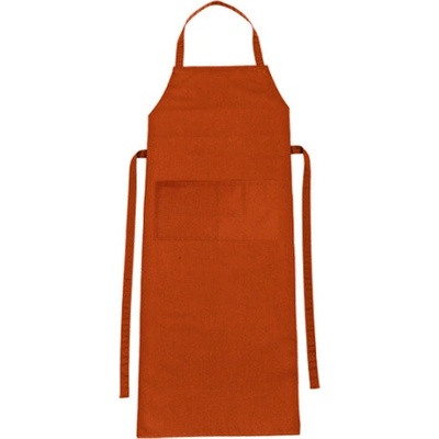 Workwear Verona Dlouhá pracovní zástěra s laclem 00130-01 Copper