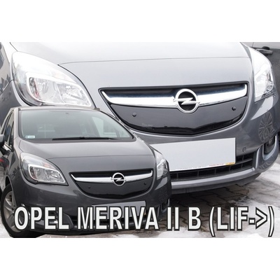 Zimná clona masky chladiča - Opel Meriva, 2014-17 / horná / II. gen. po facelifte