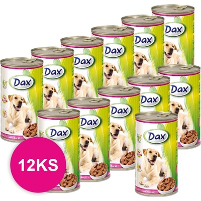 Dax Dog Teľacie kúsky v omáčke 12 x 1240 g