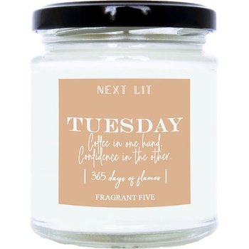 Image 1 of With Scent of Books Ароматна свещ Next Lit 365 Days of Flames - Tuesday (NL040)