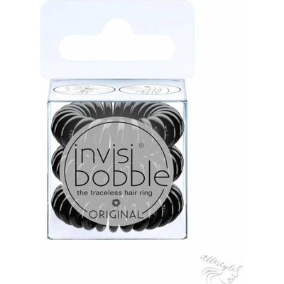 invisibobble® ORIGINAL True Black gumičky 3ks černá