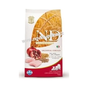 N&D Ancestral Grain Low Grain Dog Puppy Maxi Chicken & Pomegranate 2,5 kg
