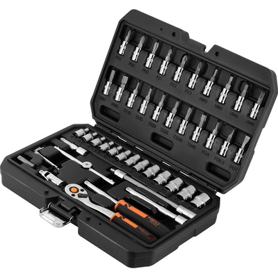 NEO Tools gola sada 1/4" 46 dílů 10-004 – Zboží Dáma