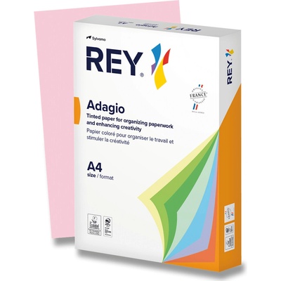 Farebný papier REY Adagio A4 80 g ružová