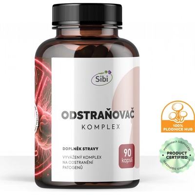 Sibi Odstraňovač komplex houbové extrakty 90 kapslí 470 mg