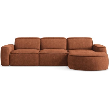 makamii Теракотен шенилов ъглов диван (десен ъгъл) Omao - Makamii (OMAO_RC_M_61_P1_C8)