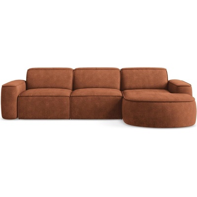makamii Теракотен шенилов ъглов диван (десен ъгъл) Omao - Makamii (OMAO_RC_M_61_P1_C8)