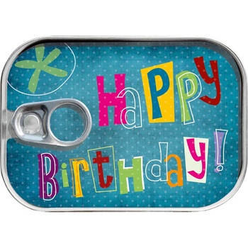 Image 1 of Gespaensterwald Картичка в консерва Gespaensterwald - Birthday, синя (3980)