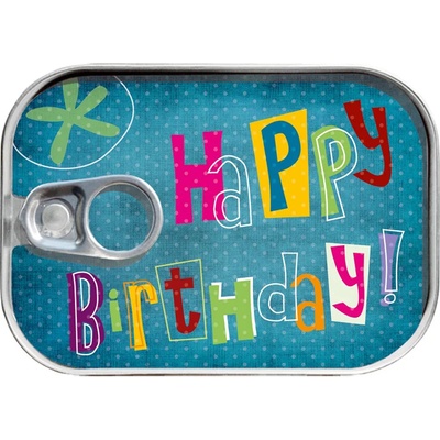 Gespaensterwald Картичка в консерва Gespaensterwald - Birthday, синя (3980)