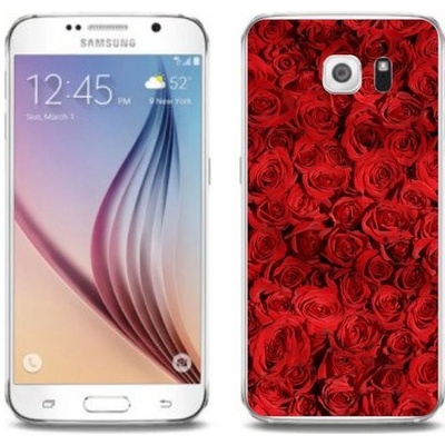 Pouzdro mmCase gelové Samsung Galaxy S6 Edge - růže – Zbozi.Blesk.cz