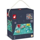 Janod Drevené kocky Kubix Abeceda Čísla