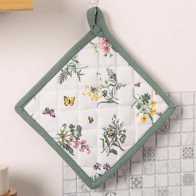 Avax kuchyňská podložka QK-177 luční kvítí bílo-růžová 20 x 20 cm – Zboží Dáma