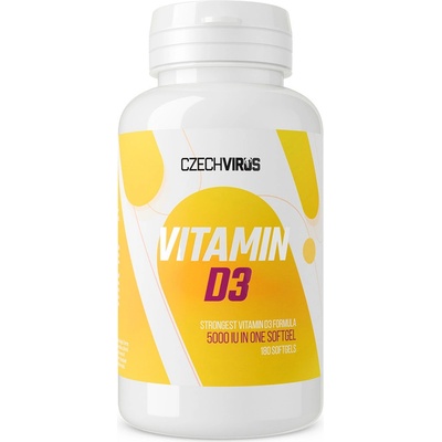 Czech Virus Vitamin D3 180 kapslí